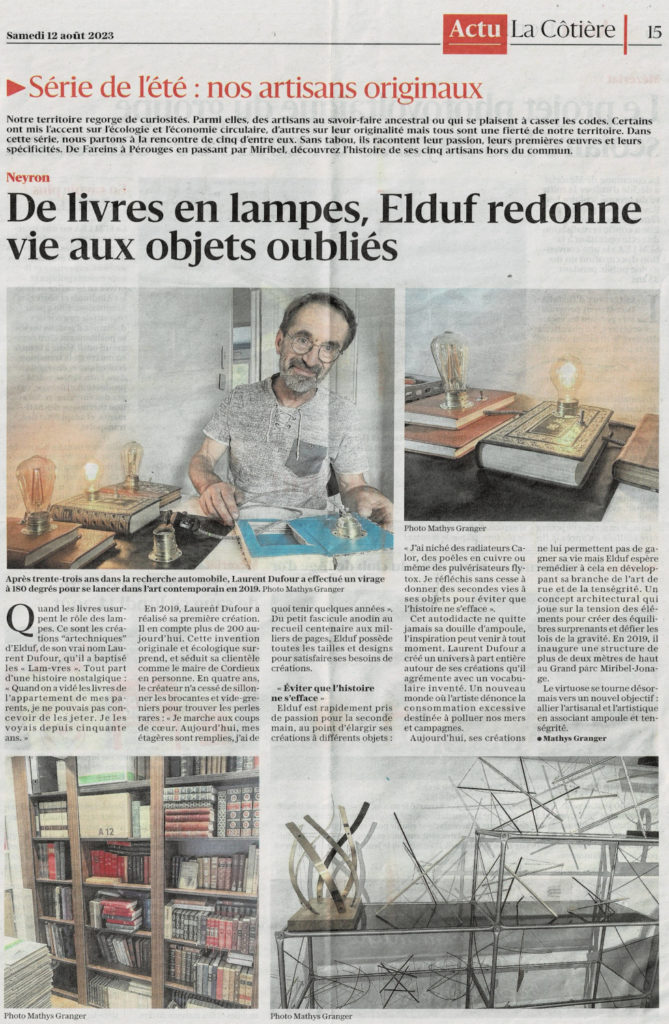 Article Elduf _ Le Progrès 12 08 2023