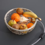 Détournement objet corbeille fruits