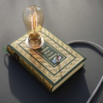 Lampe Livre Cuir