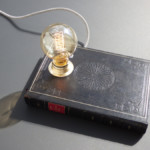 Lampe Livre Cuir