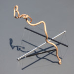 TétraTwist Parti en Vrille Sculpture Tenségrité Design